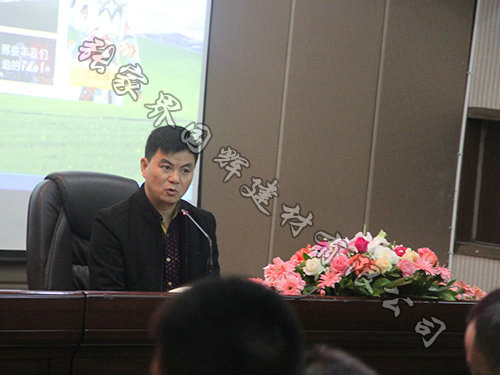 张家界国辉建材常总经理发言