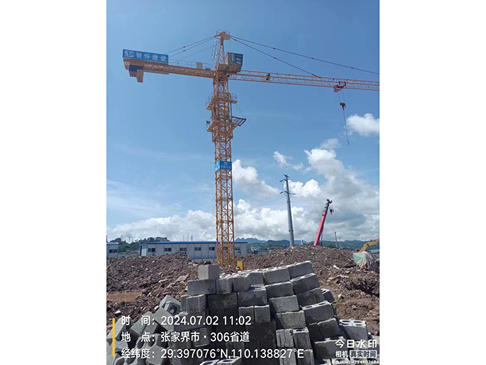张家界桑植县人民医院1号徐工6012塔吊